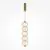 Pendul, LED, Maytoni Golden Cage, 17W, 3000K, auriu, MOD216PL-L10G3K