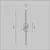 Aplica, LED, Maytoni Renaissance, 6W, 3000K, auriu-negru, MOD256WL-L5BS3K3