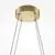 Pendul, LED, Maytoni Halo, 40W, 2600-3500K, auriu, MOD244PL-L50BSK