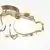 Plafoniera, LED, Maytoni Tessara, 36W, 3000K, alb-auriu, MOD081CL-L36G3K