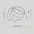 Aplica, LED, Maytoni Nuance, 4W, 3000K, alb-auriu, MOD180WL-L4W3K