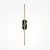 Aplica, LED, Maytoni Renaissance, 6W, 3000K, auriu-negru, MOD256WL-L5BS3K3