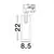 Spot sina LED, Nova Luce Eurika, 30W, 3000K, alb, 3 circuite