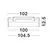 Plafoniera LED Nova Luce Perfect, 120W, 3000K, alb, dimabil Triac, semi-incastrata