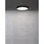 Plafoniera LED Nova Luce Perfect, 24W, 3000K, negru, dimabil Triac, semi-incastrata