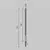 Stalp tip tarus, LED, aplicat sau incastrat, Maytoni Pole, 12W, 3000K, 25x875mm, grafit, IP65, O440FL-L12GF3K