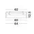 Plafoniera LED Nova Luce Perfect, 40W, 3000K, negru, dimabil Triac, semi-incastrata