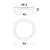 Plafoniera LED Nova Luce Perfect, 24W, 3000K, dimabil Triac, alb, semi-incastrata