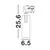 Spot sina LED, Nova Luce Eurika, 20W, 4000K, negru, 3 circuite