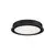 Plafoniera LED Nova Luce Perfect, 40W, 2700K-6000K, negru, dimabil TW, telecomanda, semi-incastrata