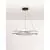 Pendul LED Nova Luce Ofelia, 68W, 3000K, 5637 lumeni, D950 mm, Hmax 1500 mm, negru, dimabil, telecomanda