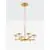 Lustra LED, Nova Luce Bion, 38W, 3000K, auriu