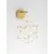 Aplica LED, Nova Luce Nebula, 6W, 3000K, auriu