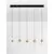 Pendul LED, Nova Luce Seneca, 41W, 3000K, liniar, auriu-negru