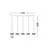 Pendul LED, Nova Luce Bion, 32W, 3000K, liniar, auriu