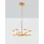 Lustra LED, Nova Luce Bion, 38W, 3000K, auriu