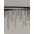 Pendul LED Nova Luce Stellar, 31W, 3000K, D80 cm, H150 cm, negru, dimabil Triac