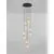 Pendul LED, Nova Luce Seneca, 41W, 3000K, auriu-negru