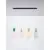 Pendul LED, Nova Luce Pluma, 32W, 3000K, auriu-multicolor, liniar