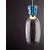 Pendul LED, Nova Luce Pluma, 9W, 3000K, auriu-albastru-fumuriu