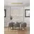 Pendul LED, Nova Luce Bion, 32W, 3000K, liniar, auriu