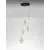 Pendul LED, Nova Luce Egna, 59W, 3000K, auriu-opal