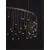 Pendul LED Nova Luce Stellar, 31W, 3000K, D80 cm, H150 cm, negru, dimabil Triac