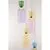 Pendul LED, Nova Luce Pluma, 32W, 3000K, auriu-multicolor