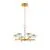 Lustra LED, Nova Luce Bion, 38W, 3000K, auriu