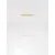 Pendul LED, Nova Luce Strita, 40W, 3000K, auriu satinat, dimabil, Triac