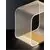 Veioza LED, Nova Luce Valentin, 14W, 3000K, alama, dimabil, cub