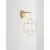 Aplica LED, Nova Luce Nebula, 6W, 3000K, auriu