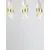 Pendul LED, Nova Luce Seneca, 41W, 3000K, liniar, auriu-negru