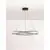 Pendul LED Nova Luce Ofelia, 68W, 3000K, 5637 lumeni, D950 mm, Hmax 1500 mm, negru, dimabil, telecomanda