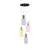 Pendul LED, Nova Luce Pluma, 32W, 3000K, auriu-multicolor