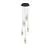 Pendul LED, Nova Luce Seneca, 41W, 3000K, auriu-negru