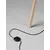 Lampadar, Nova Luce Plette, 1xE27, fibre naturale, cablu textil negru