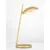 Veioza LED, Nova Luce Flute, 18W, 3000K, auriu, dimabil, dimmer pe fir