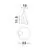 Aplica Nova Luce Minim, 1xG9, alb, negru