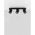 Plafoniera tip spot, Nova Luce Amecy, 3xGU10, liniar, negru
