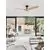 Ventilator, Nova Luce Arcadia, 40W, negru-lemn natural, telecomanda