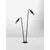 Stalp mic LED, Nova Luce Aether, 10W, 3000K, 520x800mm, negru, IP65