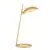 Veioza LED, Nova Luce Flute, 18W, 3000K, auriu, dimabil, dimmer pe fir