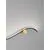 Aplica LED, Nova Luce Wave, 14W, 3000K, forma "S", auriu-negru
