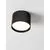 Spot fix LED Nova Luce Ziaza, 17W, 3000K, D120 mm, negru