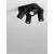 Plafoniera tip spot, Nova Luce Amecy, 4xGU10, negru