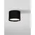Spot fix LED Nova Luce Ziaza, 17W, 3000K, D120 mm, negru