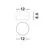 Spot fix LED Nova Luce Ziaza, 17W, 3000K, D120 mm, negru