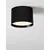 Spot fix LED Nova Luce Ziaza, 17W, 3000K, D120 mm, negru