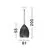 Pendul, Nova Luce Hay, 1xE27, 610x550/2000mm, fibre naturale-negru